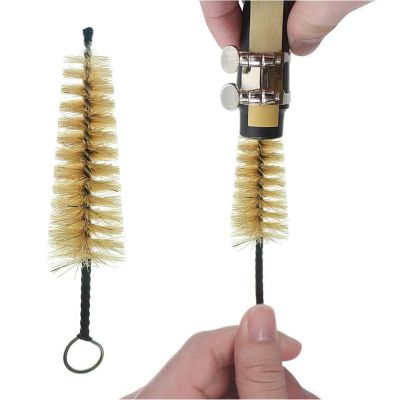 Mouthpiece Cleaning Metal Handle Bristles Sax Trumpet Clarinet Cleaner Brushes Woodwind Instruments Accessories