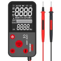 BSIDE ADMS9CL Digital Multimeter TRMS 9999 Counts Ultra-Portable Ohm Volt Amp Tester for Measuring Voltage Current LCD Display Electrical Trade Tools