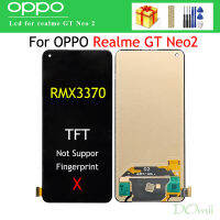 TFT ไม่มีรอยนิ้วมือสีดำ Lcd สำหรับ OPPO Realme GT Neo 2 RMX3370การเปลี่ยนชิ้นส่วนจอสัมผัสแอลซีดีของเครื่องแปลงดิจิทัล