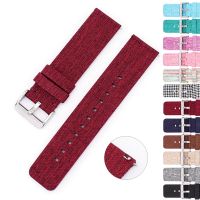 （Bar watchband）12มม. 14มม. 16มม. 18มม. 20มม. 22มม. NylonStrap สำหรับ SamsungWatch 3 42มม. 46mm2S2Wrist สร้อยข้อมือ