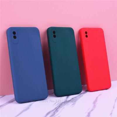 Liquid Silicone Case For Xiaomi Redmi 9A Case 9AT Soft TPU Fundas Phone Case For Xiaomi Redmi 9A Redmi9A 9 A Case Back Cover