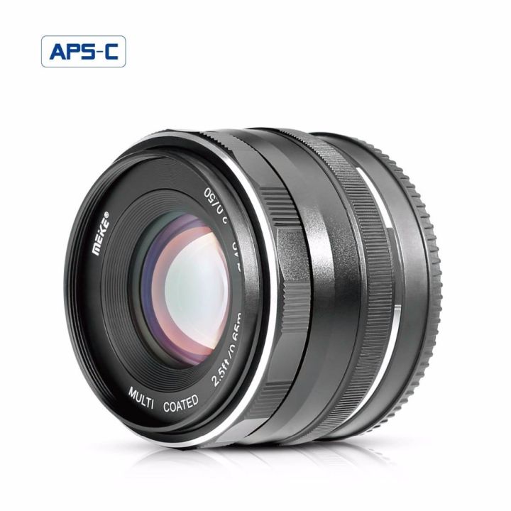 meikemk-50mm-f2-0-fixed-manual-focus-lens-for-sony-e-mount-a6300-a6000-a5100-a5000nex7-nex6-5n-mirrorless-cameras-with-apsc-c