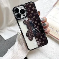 039 เคสลาย BEAR เคสโทรศัพท์ TPU แบบนิ่ม ลายโลโก้ดั้งเดิม สําหรับ OPPO RENO6 / RENO6Z / A74 4G / A95 4G / A5 2020 / A5S / F9 / A12 / A3S / A9 2020 Trendy Brand Fashion cartoon bear เคสหมี