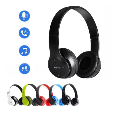 Wireless Headset Bluetooth Headphones Foldable Earphone With Mic MP3 Player For samsung xiaomi phone For Kid Children