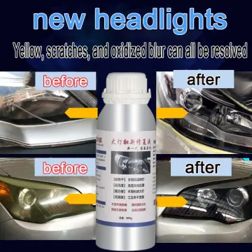 Car Headlight Restoration Kit Scratch Remover Repair Fluid Kit Headlight  Restore For Yellowing Scratches Oxidation Blur And - AliExpress