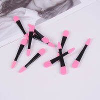 ruyifang 10pcs disposable Double ended Eye Shadow applicators ฟองน้ำแต่งหน้าแปรงความงาม