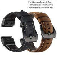 （Bar watchband）สายนาฬิกาหนังสไตล์สปอร์ตสำหรับ Garmin Fenix 6X 6 Pro,22 26มม. สายรัดข้อมือ7X 5Plus 3HR