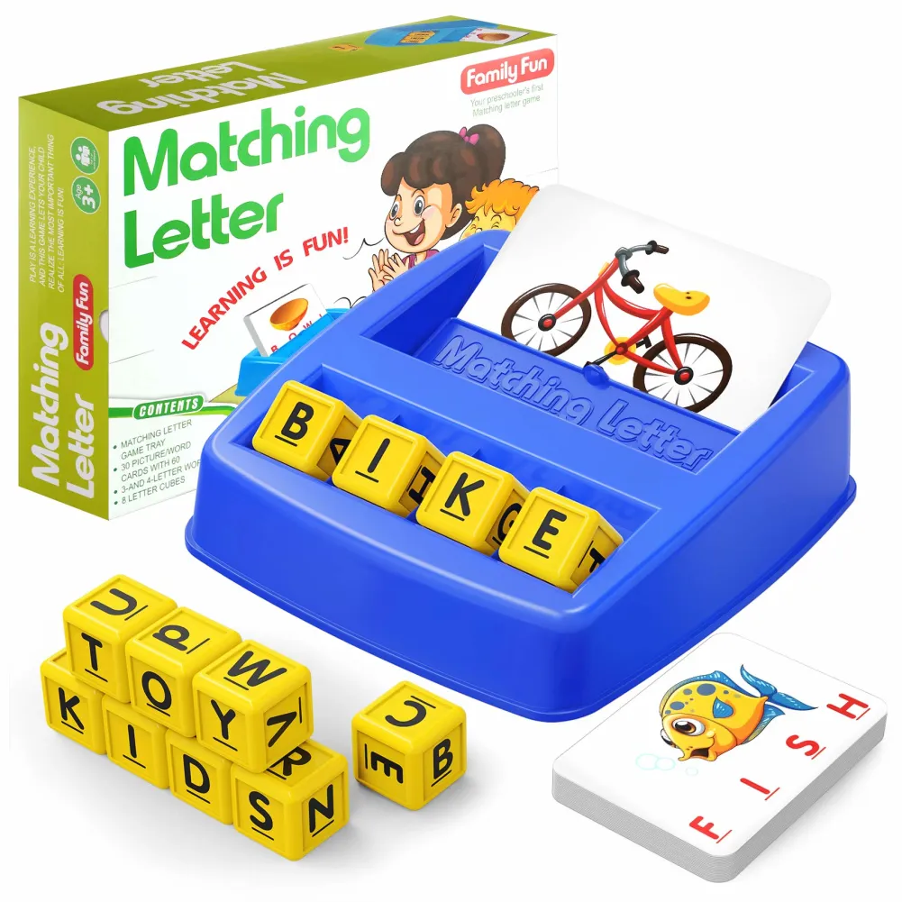 Educational Toys for 3-5 Year Old Boy Girl Gifts, Matching Letter Learning  Games Activities, Ideal Christmas Birthday Gift for Toddler Kids Age 2 3 4  5 Year Olds Boys Girls | Lazada PH