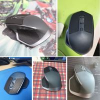 แผ่นรองเมาส์แบบทำมือกันลื่นยืดหยุ่นได้ดีจับด้านข้างสำหรับ Logitech MX Master 2S แผ่นทนเหงื่อผิวของเมาส์ทนทานต่อเทป