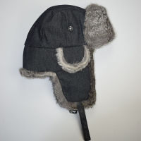 MS.MinShu Natural Rabbit Fur Hat Winter Skiing Caps Unisex Rabbit Fur Bomber Hat Real Fur Aviator Hat Thicken Earflap Hat Man
