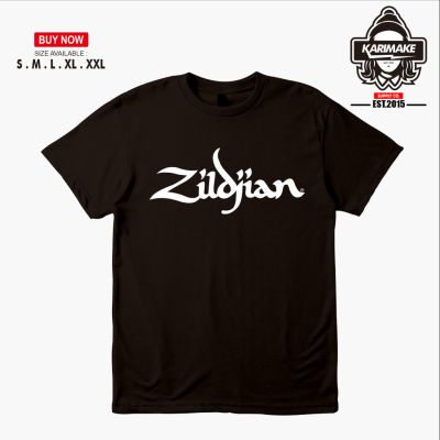 เสื้อยืด พิมพ์ลายโลโก้ Zidjian Music Karimake สําหรับผู้ชาย  P8P2