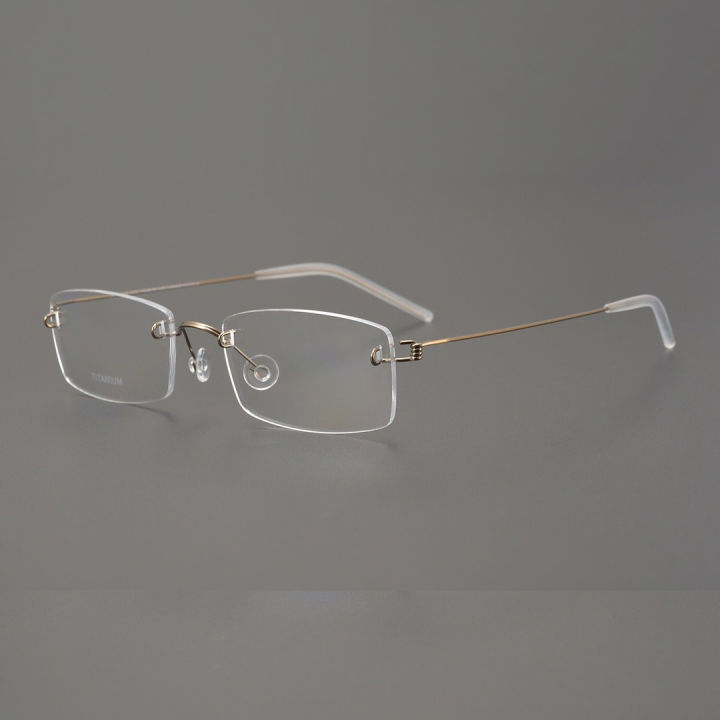 Lindberg Lindbergh Glasses Frame 2120 Rimless Pure Titanium Ultra Light Screwless High Quality