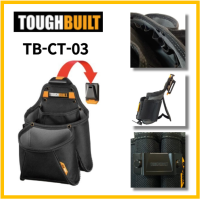 ToughBuilt TB-CT-03 Mega กระเป๋าเครื่องมือ-Multi-กระเป๋าจัดระเบียบ,หนัก,คุณภาพระดับพรีเมียมดีลักซ์ทนทาน-7กระเป๋าค้อนห่วง