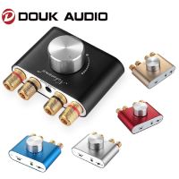 Douk Audio Hi-Fi บลูทูธ5.0เครื่องขยายเสียงดิจิตอลสเตอริโอ2.0 Ch มินิ TPA3116 DC12V ตัวรับสัญญาณระบบเสียงแบบไร้สายเพาเวอร์แอมป์สูง