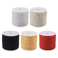 【YD】 5 Rolls/Set 3-5mm Pandahall Polyester Cord Mixed Color Twisted for Braided Jewelry Making Stringing Materials