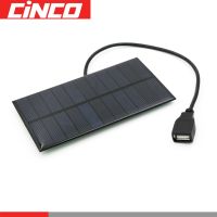 5.5V 300mA Output USB Solar Battery Charger USB Female port 5.5V 1.65W Charge Regulators Solar Panel 3.7V 18650