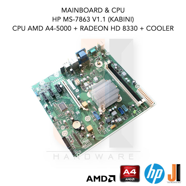 ชุดสุดคุ้ม-mainboard-amd-apu-a4-5000-with-radeon-hd-8330-speed-1-5-ghz-4-cores-4-threads-15-watts-สินค้ามือสองสภาพดีมีฝาหลังมีการรับประกัน