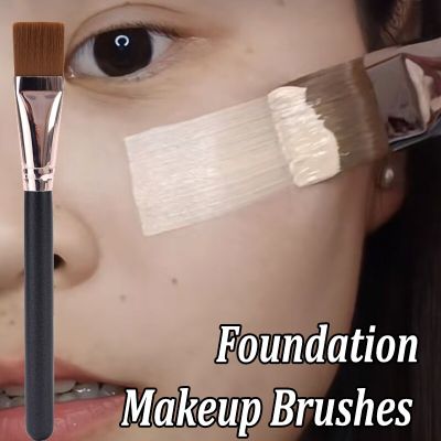 1PCS Professional Foundation Brush Precision Smudge Concealer Makeup Brush Soft Fur Facial Mask Mud Brush Beauty Cosmetic Tools Makeup Brushes Sets