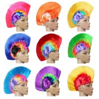 Cosplay CarnivaL Wig Birthday Party Funny Hair Hat Accessories Clown Fans Dance Headdress Indigenous Disco Primitive Headwear Medicine  First Aid Stor