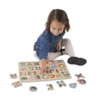 กระดานภาพ A-Z พร้อมรูปตามคำศัพท์ 26 ชิ้น Alphabet art Melissa and Doug