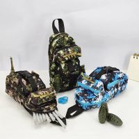 【CC】┅✷♣  Schoolbag Camouflage Boy Student Storage School Stationery