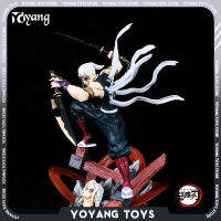 27ซม. demon Slayer อะนิเมะตัวเลข uzui Tengen slaying Action Figurine มีดคู่ PVC Decor collectbele รุ่นของเล่นของขวัญ