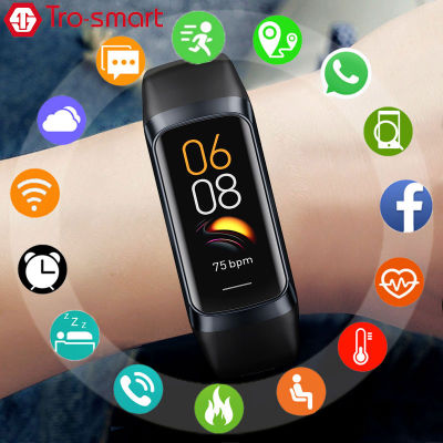 ZZOOI AMOLED Smart Watch Men Women Temperature Smartwatch Electronics Smart Clock For Android IOS Fitness Tracker Smart-watch C60