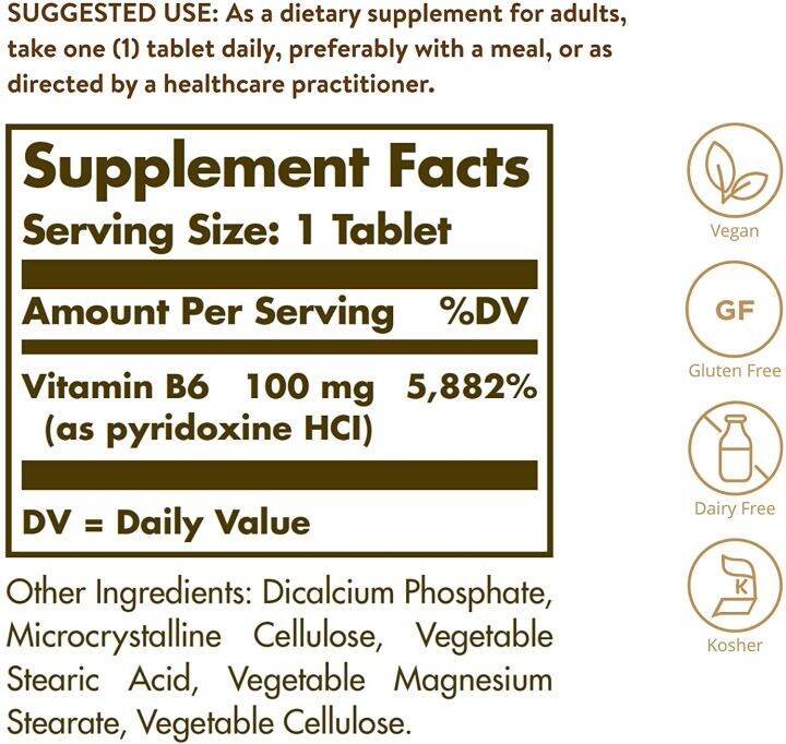 solgar-vitamin-b6-100-mg-100-tablets-วิตามินบี-6-บี6-บี-6-b-6-b-6