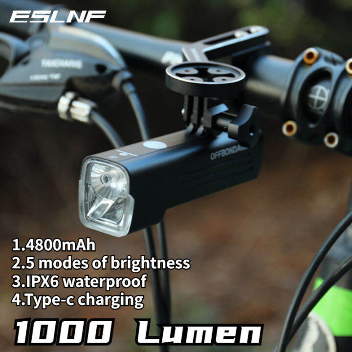 ESLNF OFFBONDAGE Bike Headlight 1000 Lumen Bike Front Light Waterproof Bicycle Light Cycling
