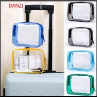 00DANZI00 โปร่งใส Beauty Case ถุงซักล้าง ที่วางเครื่องสำอางเสริมสวย กระเป๋า PVC Travel Organizer เคสแต่งหน้าแบบใส