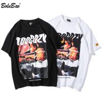 BOLUBAO แฟชั่น Hip Hop ใหม่เสื้อยืดฤดูร้อน Street เสื้อผ้าผู้ชายเสื้อ T ชายเสื้อลำลอง Cotton TEE เสื้อ Tops