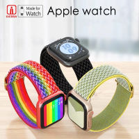 【สายผ้าใหม่!ยืดได้】สายสำหรับ Apple WatchSE Series 7/6/5/4/3/2/1 สายแอปเปิ้ลวอช ขนาด 38mm/40mm/42mm/44mm