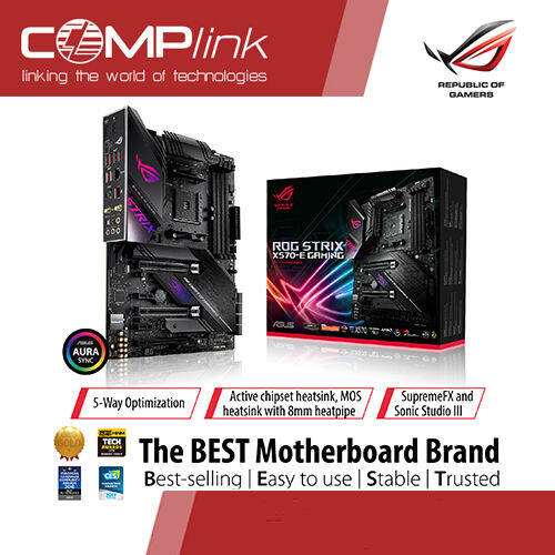 ASUS ROG STRIX X570E Gaming Motherboard Lazada PH