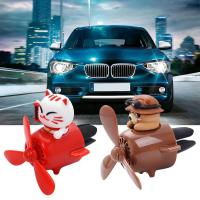 【DT】  hotNew Car Air Freshener Smell In The Car Styling Aromatherapy Pilot Rotating Propeller Air Outlet Fragrance Flavor Bear Pilot