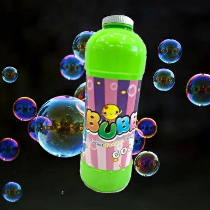 KIDDOOZY  น้ำยาเป่าฟองสบู่ Bubbles  liquid      น้ำยาสำหรับอุปกรณ์เป่าฟอง ขนาด 1 ลิตร คละสี