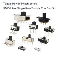 Toggle Switch Single And Double Row In-line Micro Power Supply 4-Foot Button Slide 3 Gears 6 Fluctuation Button Band 2 Gears