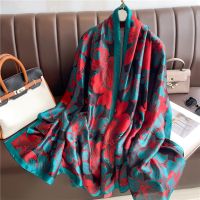 ℗◇◘ Luxury Brand Silk Feeling Scarf for Women 180x90cm Design Large Shawl Wraps Female Hijab Headband Foulard Beach Stoles Bandana