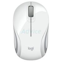 LOGITECH เมาส์ Wireless Optical Mini Mouse (M-187) White (สีใหม่)