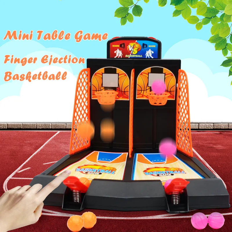 2-Player Desktop Table Basketball Games Classic Basketball Shooting Toy .