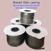 ปลอกหุ้มด้วยหินบะซอลต์ 2 มม. ~ 50 มม. ฉนวนกันความร้อนทนความร้อนสูง Fireproof Braided Fiber Sleeving การป้องกันสายไฟและสายเคเบิล