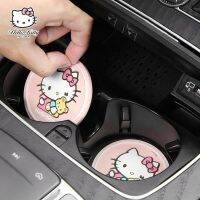 【CW】 Kawaii Sanrios Cartoon Car Cup Storage Non-Slip Inside The Accessories