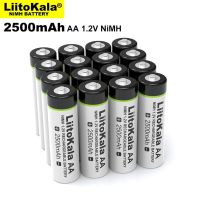 Ni-MH ชาร์จได้สำหรับของเล่นเมาส์ควบคุมระยะไกลอุณหภูมิ1-10ชิ้น1.2V AA 2500MAh เป็นมิตรกับสิ่งแวดล้อม