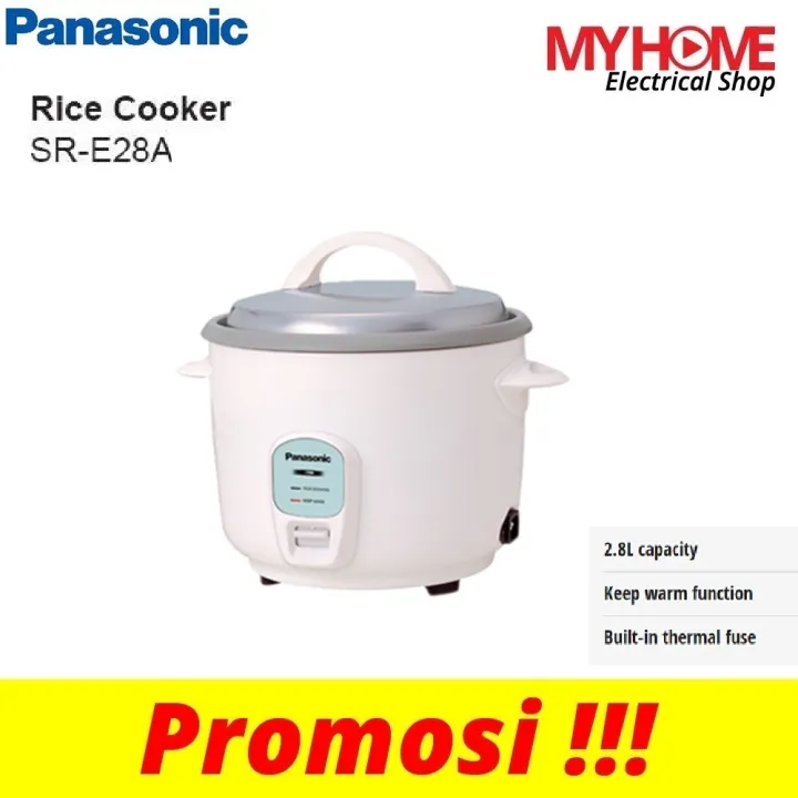 PANASONIC SR-E28 2.8L RICE COOKER SRE28A | Lazada