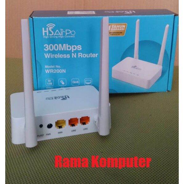 HS AIRPO WR200N 300Mbps WIRELESS N ROUTER Lazada Indonesia
