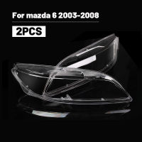 1 Pair Car Headlight Headlamp Plastic Clear Shell Lamp Cover Replacement Cover 60cmx6cm For Mazda 6 2003-2008