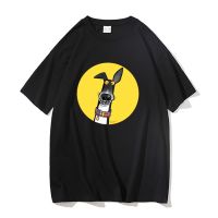 Mens Large T-shirt Teefs Graphic T Anime Cartoon Dog Graphic Tshirt Mens Hip Hop Oversized Tees Men Cotton Loose