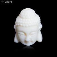 Doreen Box Coral ( Synthetic) Beige Gem Stone Loose Beads Buddha Pattern 16mm x 11mm For DIY Jewelry Making Hole: 1.2mm 10 PCs