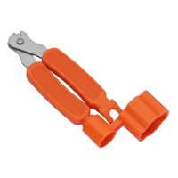 3 In 1 function Bridge Pin Puller String Cutter String Peg Winder For Guitar Ukulele Stringed Instruments (Orange)