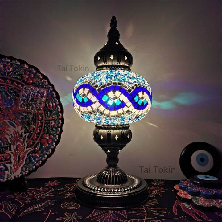 Dubai Featured Handmade Table Lamp Retro Bedroom Living Room Dining