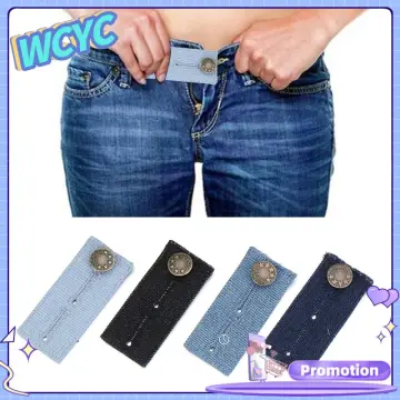 12pcs/set For Jeans Button Extender DIY Pants Reusable Women Men Waist  Adjuster